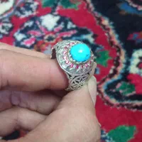 انگشتر یاقوت زرد فیروزه نیشابور|جواهرات|مشهد, تلگرد|دیوار