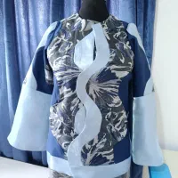 کت ژاکارد تیکه دوزی شده