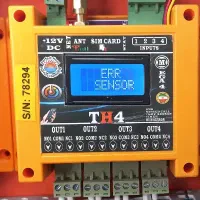 کنترلر دما و رطوبت و رله پیامکی ۴ کانال