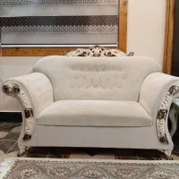 مبلمان راحتی ۷ نفره تمیز درجه یک|مبلمان خانگی و میز عسلی|سنگر, |دیوار