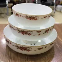 کاسه ارکوپال سه سایز طرح رز