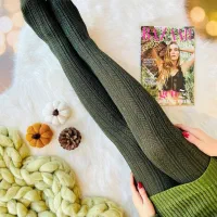 بافندگی جوراب شلواری گندمی و ساده زنانه