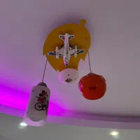 لوستر اتاق کودک|لوستر و چراغ آویز|کرج, باغستان|دیوار