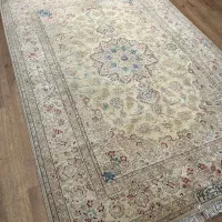 یک تخته قالیچه نائین انتیک ۶ لا یک تخته بلوچ اصل