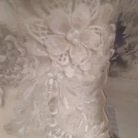 دوتا پشتی ساتن ۶۷ سانت نو تزیین شده ۲۷۰۰ پرند