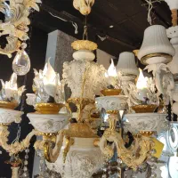 لوستر سرامیکی|لوستر و چراغ آویز|کرمان, |دیوار