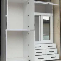 فروش فوری کمد دیواری لوکس با ۶ کشو قابل سفارش|جاکفشی، کمد، دراور|ساری, |دیوار