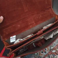 کیف اداری  چرم طبیعی آدین چرم بارز