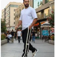 انواع شلوارهای  ورزشی کتان کارگو کمر کش