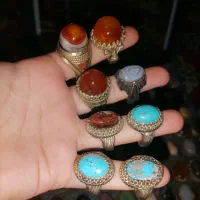 انگشتر مردانه نگین اصل معدنی و رکاب (رنگ ثابت)|بدلیجات|برازجان, |دیوار