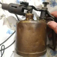 چراغ نفتی پریموسی قدیمی برنز سالم