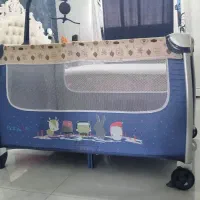 تخت و پارک بیبی فور لایف در حد نو