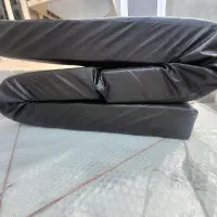 تخت بیمارستانی صفر با تشک چرمی- دوشکن دسته آبی|پزشکی|شاهین دژ, |دیوار