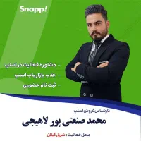جذب کارشناس اسنپ(آقایان و بانوان) حتی شیفت شب|استخدام بازاریابی و فروش|لاهیجان, شیشه گران|دیوار