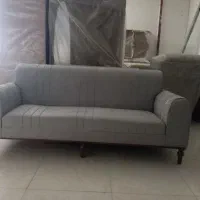 مبل هفت نفره نیو اسکارلت پایه چوبی خراطی