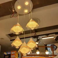 لوستر ۵ شعله سه حالته کد25 وارداتی|لوستر و چراغ آویز|اصفهان, تخت فولاد|دیوار