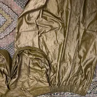 دو عدد کنار پرده‌ای و یک عدد والان قهوه‌ای|پرده، رانر، رومیزی|تهران, شهرک ژاندارمری|دیوار