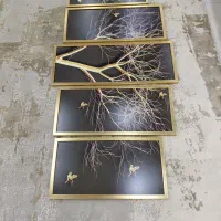 تابلو ۵ تکه طرح درخت|تابلو، نقاشی، عکس|بندر انزلی, ساحل قو|دیوار