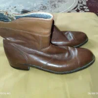 نیم بوت چرم خارجی  اصل  زنانه