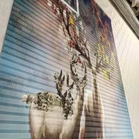 پرده آشپزخانه با چاپ متنوع|پرده، رانر، رومیزی|تهران, شهرک آزمایش|دیوار