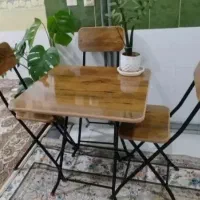 میز صندلی تاشو|میز و صندلی غذاخوری|تبریز, |دیوار