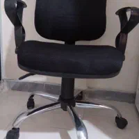 صندلی  کامپیوتر چرخدار وچک دار چرخشی