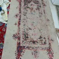 فرش نمدی قدیمی 3×1/20بدون سوراخ یا پارگی