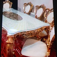 میزغداخوری ۸نفره کاملاشیک جنس پلیمربادوام|میز و صندلی غذاخوری|تبریز, |دیوار