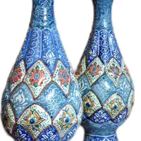 گلدان میناکاری|صنایع دستی و سایر لوازم تزئینی|اصفهان, شهشهان|دیوار