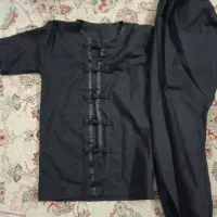 لباس ووشو و رزمی مشکی دست دوم