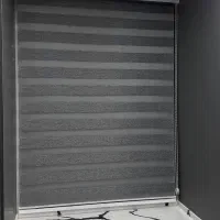 پرده زبرا تک رنگ