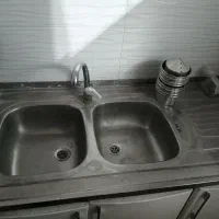 سینک همراه با کابینت دستساز محکم