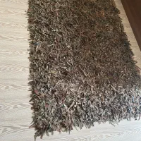 فرش فانتزی چرم طبیعی خارجی