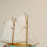 ماکت قایق (کشتی )بادبانی کوچک|کلکسیون و سرگرمی|محمدشهر, ولدآباد|دیوار