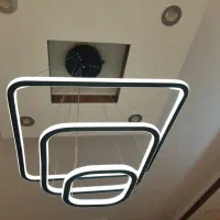 دو لوستر مدرن|لوستر و چراغ آویز|قزوین, |دیوار