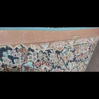 دو تخته فرش شش متری فیروزه ای در حد نو|فرش|سقز, |دیوار
