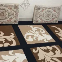 یک عدد گلیم فرش ۹متری همراه با دو عدد پشتی