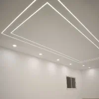 اجرای سقف و دیوار کاذب (کناف تایل پی وی سی)|خدمات پیشه و مهارت|نجف‌آباد, باغ ملی|دیوار