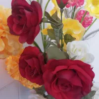 گل با گلدان|گل مصنوعی|بافق, |دیوار