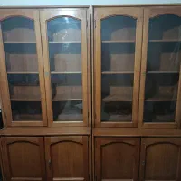 دو عدد کمد ایستاده کتابخانه