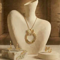 نیم ست طلا یاسمین