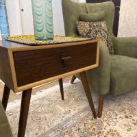 نیم ست راحتی در حد نو به همراه میز و کنسول|مبلمان خانگی و میز عسلی|کرج, مهرویلا شمالی|دیوار