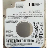هارد لپ تاپ WD Blue مدل WD10jpvx ظرفیت ۱ترابایت