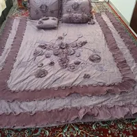 روتختی دونفره یاسی رنگ طبق عکس مناسب جهیزیه|سرویس روتختی|تهران, خانی‌آباد نو|دیوار