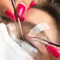 آموزش اکستنشن مژه لیفت ابرو لمینت مژه با پترو کارت