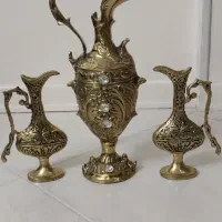 پارچ و گلاب پاش برنز