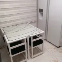 میز ناهار خوری کم جا 4نفره