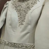 پیرهن مجلسی سایز 38 سنگ دوزی ها بسیار نو