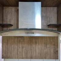 هود شومینه ای استیل و یک روشویی
