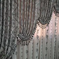 پرده سالن باهمه ی لوازم|پرده، رانر، رومیزی|قم, سید معصوم|دیوار